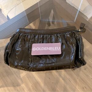 Goldenbleu Oversized Leather Clutch